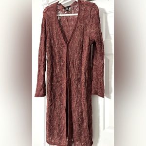 Womens sweater duster